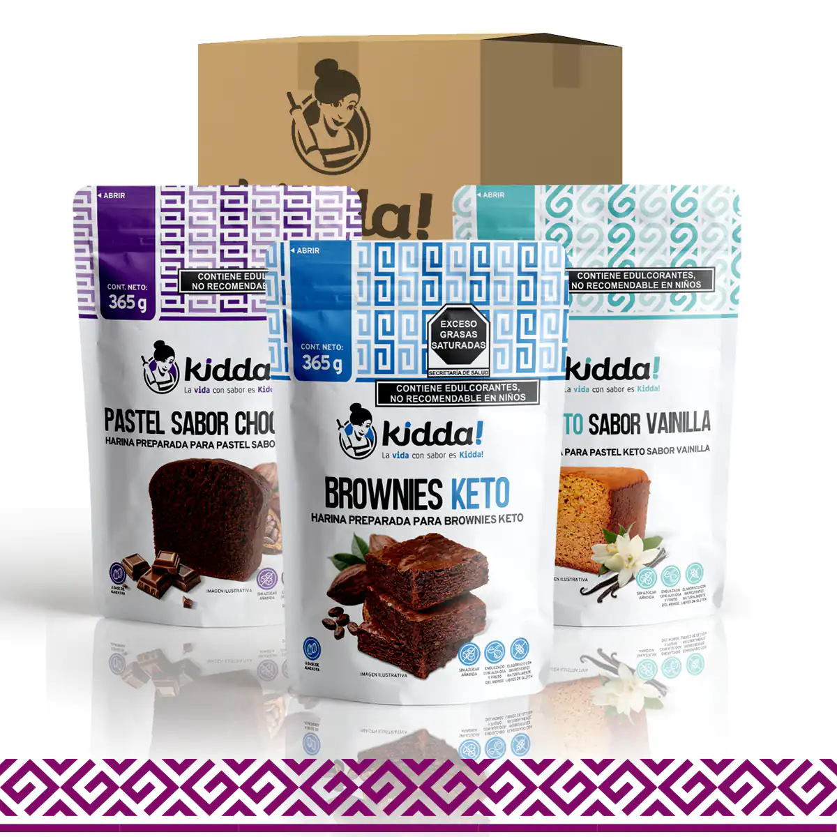 Kit PRUEBAME de Premezclas saludables Kidda!