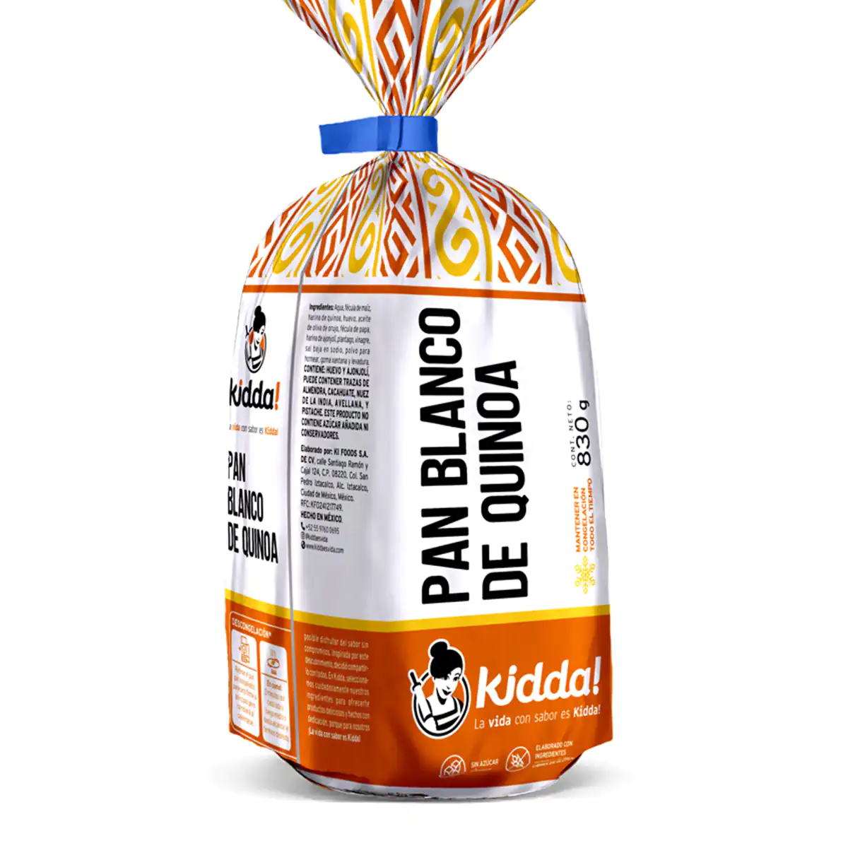 Pan Rústico y Saludable Blanco de Quinoa