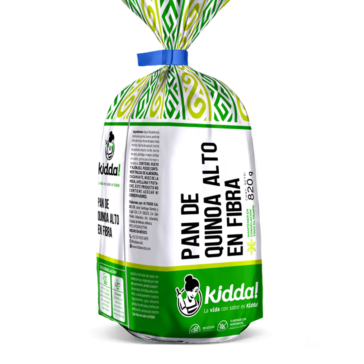 Pan Rústico y Saludable de Quinoa Alto en Fibra