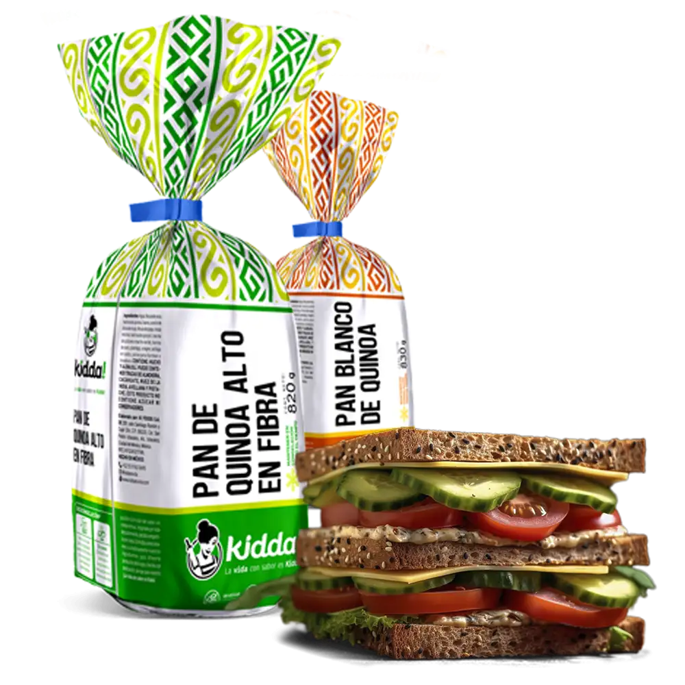 PANES SALUDABLES EN SU EMPAQUE