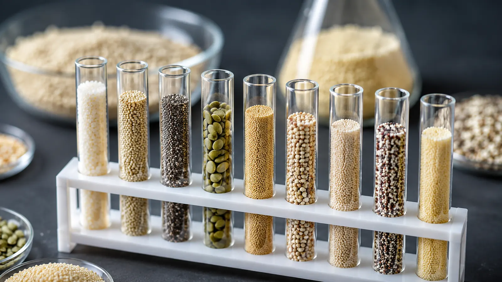 Análisis de granos en laboratorio para control de gluten